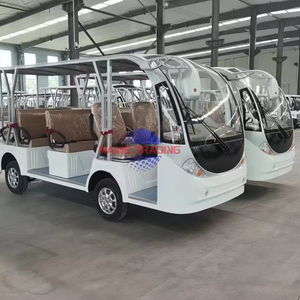 Autobús Turístico Nuevo Estilo, Autobús Azul Grande con Puerta, Clásico y Moderno, Autobús Turístico para 17 Pasajeros, Gran Venta - Product Image 5