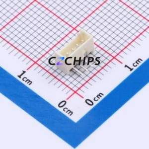 W1251100-4PW2413 Wire-to-Board Pin Header Bent Lead Through Hole,P=1.25mm 1x4P 1.25mm Right Angle Insert PicoBlade (MX 1.25) - Product Image 1