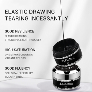 Gel per Unghie Spider Personalizzato OEM ODM, Gel Elastico ad Alta Elasticità per <span class=keywords><strong>Disegno</strong></span> Lineare, per Design Astratto di Nail Art - Product Image 2