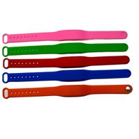 Bracelets RFID réutilisables réglables NFC 213 215 D43 D23 Bracelet extensible imprimé Paiements sans contact Portables
