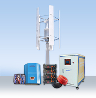 Aerogenerador Vertical de Baja Velocidad de Arranque Completo con Certificación CE, 300W 500W 1Kw 2KW 3KW 5KW 10KW 20KW, Generador Eólico para Hogar y Granja