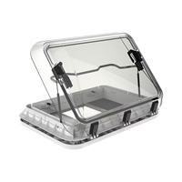 Fenêtre de caravane, puits de lumière pour camping-car, cadre en aluminium, fenêtre de toit pour camping-car, puits de lumière pour remorque, accessoires pour camping-car
