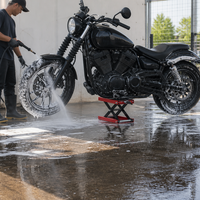 Plateforme élévatrice universelle pour moto, support élévateur à ciseaux portable 680 kg pour l'entretien des motos, outil d'atelier