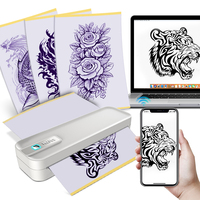HBAPOS Printer tato portabel, Printer tato portabel, Printer termal A4 Desktop, Printer tato untuk pencetakan kertas termal