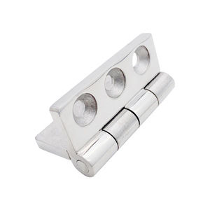 Charnière industrielle Telays Cl233 en acier inoxydable 304, robuste, 6 trous, surface polie - Product Image 5