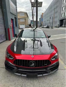 BTC nuevo Kit de carrocería de coche de fibra de carbono húmedo seco de alta calidad estilo Topcar 18-22 mercedes-benz AMG GT50 53 63S labio delantero/trasero de 4 puertas - Product Image 4