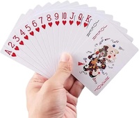 Nouveau design impression couleur PVC poker cartes à jouer jeu en plastique étanche PVC feuille d'or feuille d'argent carte