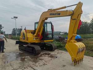 Miniexcavadora Komatsu PC70 usada, excavadora hidráulica de orugas de 7 toneladas, componentes de núcleo de segunda mano originales de Japón, motor de bomba - Product Image 2