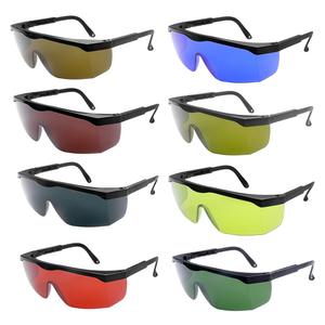 Lunettes de sécurité laser, monture noire, verres de 2 mm, transmission lumineuse élevée 99 %, protection contre les radiations, fabriquées à Shenzhen - Product Image 4