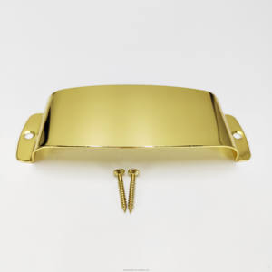 Housse de protection pour pont de <span class=keywords><strong>guitare</strong></span> basse PB JB, étui de protection pour basse électrique en or, argent et noir, vente directe d'usine - Product Image 1