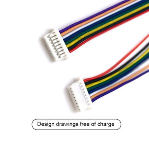맞춤형 2-16 핀 JST 커넥터 4 핀 SH 버스 바 PVC 절연 구리 지휘자 컴퓨터 전자 기계 와이어 하네스 - Product Image 2