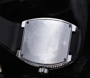 202 multifonctionnel synchronisation Watc montre à Quartz hommes luxe diamant Hip Hop montres homme hommes ruban montre-bracelet horloge - Product Image 5