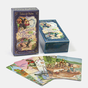 Cartas de <span class=keywords><strong>Tarot</strong></span> Primo Luxury Posh Light Oracle Personalizadas con Impresión <span class=keywords><strong>en</strong></span> Lámina Dorada, Mazo de Cartas de <span class=keywords><strong>la</strong></span> Alta <span class=keywords><strong>Sacerdotisa</strong></span> con Guía - Product Image 5