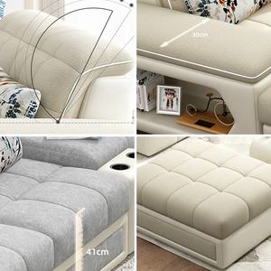 Proveedor <span class=keywords><strong>de</strong></span> China, precio <span class=keywords><strong>de</strong></span> fábrica <span class=keywords><strong>de</strong></span> corte transversal en forma <span class=keywords><strong>de</strong></span> u <span class=keywords><strong>de</strong></span> esquina gris tejido <span class=keywords><strong>de</strong></span> lino <span class=keywords><strong>de</strong></span> Hogar Moderno sofá con <span class=keywords><strong>muebles</strong></span> <span class=keywords><strong>de</strong></span> almacenamiento - Product Image 2