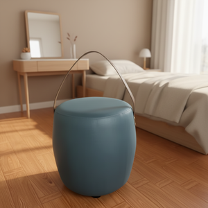 Taburete Otomano <span class=keywords><strong>de</strong></span> Tela <span class=keywords><strong>de</strong></span> Diseño Moderno para el Hogar, Sala <span class=keywords><strong>de</strong></span> Estar, Oficina en Casa - Serie <span class=keywords><strong>de</strong></span> Tela Tecnológica, Nueva Colección - Product Image 5
