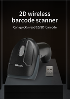 Lecteur de codes-barres 2D USB filaire, pistolet de numérisation 1D/2D, édition CPU Laser Code, en stock