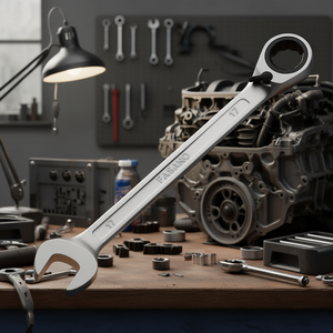 Llave Combinada Fasano de 17 mm, Herramienta Métrica para Reparación Automotriz - Product Image 3