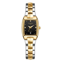 WLISTH Relogio Masculino montre hommes femmes montres carrées Top marque de luxe Quartz doré acier inoxydable montre-bracelet étanche