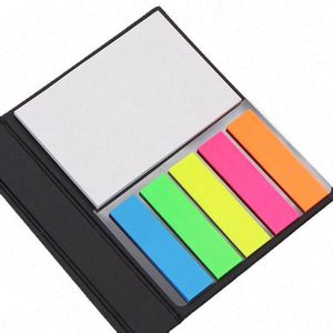 Promotional PET Bookmarks and Size Combination Detachable Sticky Note Pocket Notepad for Memorandum of Cooperation/study/work - Product Image 6