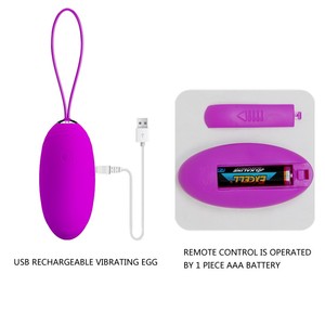 USB可充电12功能振动无线遥控g点振动蛋迷你女性按摩振动器 - Product Image 6