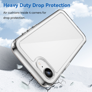 Cho iPhone 16e rõ ràng trường hợp điện thoại, chống xước mềm <span class=keywords><strong>TPU</strong></span> <span class=keywords><strong>bumper</strong></span> + Acrylic Mobile Bìa trường hợp đối với iPhone 13 14 15 Pro Max 16e 2025 - Product Image 4