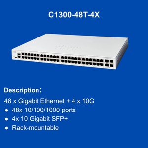 Cisco <b>Catalyst</b> 1300 Series 48x 10/100/1000 Ports 4x 10 Gigabit SFP+ Cisco Switch C1300-48T-4X - Product Image 2