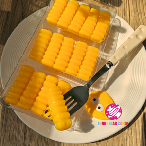 Snack exótico Gomitas Dulces Sabor a <span class=keywords><strong>fruta</strong></span> dulce Confitería suave Arrugas Papas fritas Forma Gummy Candy - Product Image 2