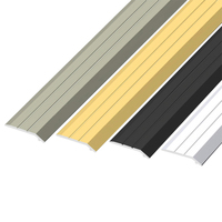 Profilé de bordure de carrelage en aluminium moderne pour seuil de sol en céramique, hôtel, salle de bain, décoratif, imperméable, durable, écologique