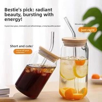 Gelas borosilikat tinggi kualitas terinspirasi Cola, ramah lingkungan, tahan suhu tinggi, anti bocor, warna solid, minimalis, dan terkenal di internet.