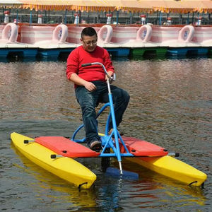 Yarış bisikleti yüzen su bisikleti deniz bisikleti su oyunları için Pedal sürücü ile hidro döngüsü bisiklet su bisikleti - Product Image 1