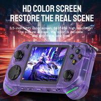 Console de jeu portable RX6H avec écran HD de 3,5 pouces, Arcade 64G, 3000 mAh, 2000 jeux, cadeau de Noël