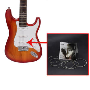 Cuerda de guitarra eléctrica IRIN E104, cuerda ligera recubierta de alta calidad, revestimiento de aleación de cobre, juego de 6 cuerdas envueltas - Product Image 6