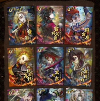 Cartes de collection rares Yi Culture Demon Slayed, cartes à peler DS, personnages d'anime, cartes à jouer, jouets pour enfants