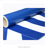 Lona de PVC Antiestática Personalizada con Rayas, Revestimiento Antiestático, 400-1100gsm, Impermeable, Resistente al Fuego y a los Rayos UV, Vida Útil de 5+ Años