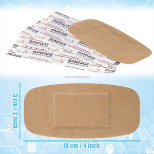 YOJO Vendaje Adhesivo Flexible Grande para Cuidado de Heridas, Sin Látex, Resistente al Agua, Tejido Transpirable de PE, 5x10cm (Beige), Grado Médico - Product Image 2
