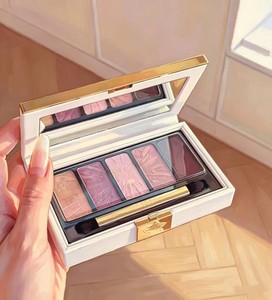 Nouveau produit de luxe très demandé - Palette d'ombres à paupières éblouissante et rêveuse à cinq couleurs haute visibilité pour ensemble de cosmétiques féminins - Product Image 3