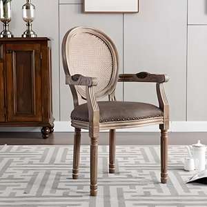 Chaise en bois massif de style français et américain rétro avec dossier pour bar, maison d'hôtes, restaurant, <span class=keywords><strong>fauteuil</strong></span> en chêne rural pour la maison - Product Image 6