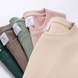 Logo con stampa OEM cotone pettinato Vintage pesante Oversize 280gsm t-Shirt produttore di <span class=keywords><strong>abbigliamento</strong></span> da <span class=keywords><strong>uomo</strong></span> personalizzato - Product Image 3