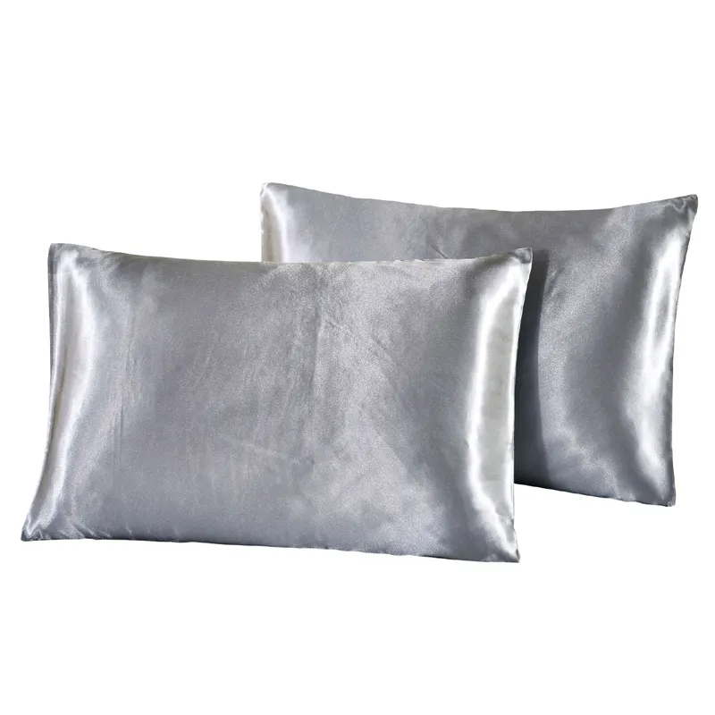 ベストセラーカラフルな封筒クロージャーサテン枕カバー髪と肌のためのソフトシルキーサテン枕ケース