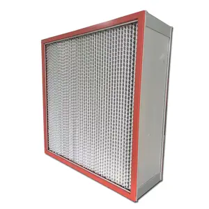 Hoge Kwaliteit Hoge Temperatuur Weerstand Hepa Luchtfilter H13 Met Ultra Dunne Glasvezel Hoge Temperatuur Luchtfilter