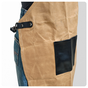 Delantal <span class=keywords><strong>de</strong></span> Cera <span class=keywords><strong>de</strong></span> Aceite Reutilizable, Moderno, con Logotipo Personalizado, para Cafetería, Restaurante, Peluquería, Salón <span class=keywords><strong>de</strong></span> Uñas, Ropa <span class=keywords><strong>de</strong></span> Trabajo para Hombre y Mujer - Product Image 2