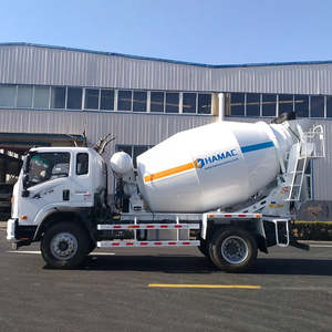 Camion malaxeur à béton sur remorque, capacité de 2 mètres cubes, auto-chargeant, portable, pour petites constructions - Product Image 2