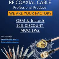 Cable Coaxial ANNXIN Premium RG142 SMA Macho a SMA Macho de 50 Ohmios, Extensión de Antena de Baja Pérdida para Equipos de Red 3G 4G 5G LTE
