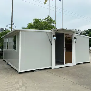 Moderne Vakantie Geprefabriceerde Expandable Opvouwbare 40FT Luxe Twee Slaapkamers Met Badkamer En Keuken Container Thuis