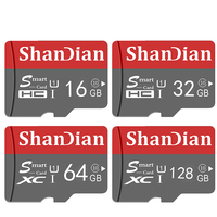 SHAN DIAN mini SD 128 go 64 go 32 go 16 go 8 go SD/TF carte mémoire carte flash pour téléphone et PC