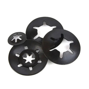 Factory Direct 304 Stainless Steel Black Oxide Club Bearing Clip <strong>Ring</strong> Star Spring Lock Washer - Product Image 3