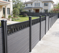 Planches de clôture de jardin en WPC à faible entretien avec surface facile à nettoyer, résistantes à la décomposition et aux UV, pour clôtures de ranch, de maison et de jardin