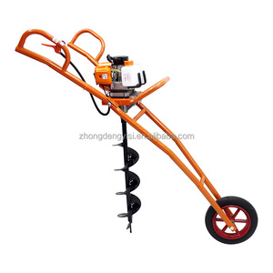 New Design Gasoline-powered Drilling Rig for Tree Planting - Cordless Ground-mounted Pillar Excavator - Two-stroke Soil <b>Drill</b> - Product Image 6