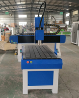 Machine de gravure CNC compacte d'usine chinoise avec commande NC Studio, roulement et moteur, prix compétitif