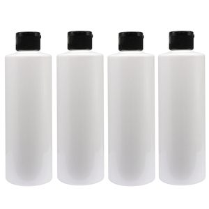 Envase Cosmético Cuadrado de Plástico HDPE Blanco Personalizado de 200 ml, Botella Vacía para Limpiador Facial, Loción para el Cuidado de la Piel y el Cuerpo - Product Image 2